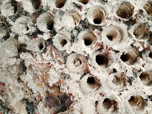 Tube bundle before cleaning